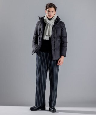 JOSEPH HOMME コマスエード　ダウンコート ブラック系