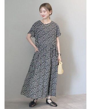 AMERICAN HOLIC アソートプリントフレンチスリーブワンピース Flower