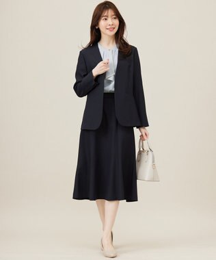 ANY SIS S 【UVカット・接触冷感・吸水速乾】スマートビューティストレッチ ノーカラージャケット ネイビー