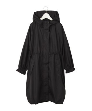 MOONBAT 【撥水】LIGNAGGIO ウエストギャザーフードコート ブラック