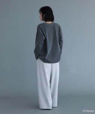 Green Parks VILLAINS/ピグメントプリント長袖Tシャツ Purple