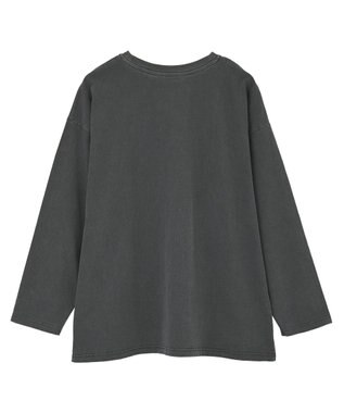 Green Parks VILLAINS/ピグメントプリント長袖Tシャツ Purple