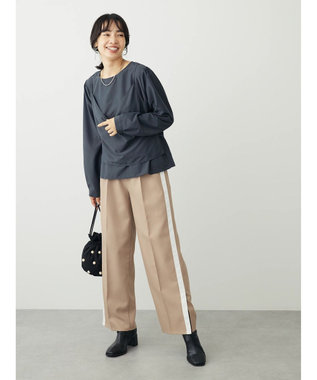 Green Parks ・ＥＬＥＮＣＡＲＥ　ＤＵＥ　サイドラインイージーパンツ Beige