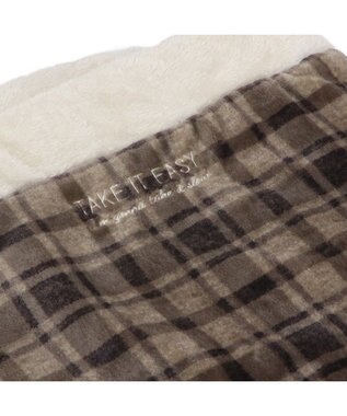 PET PARADISE ペットパラダイス 丸型寝袋 遠赤外線 《チェック柄》 60cm チェック柄