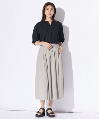 J.PRESS LADIES ナチュラルジャージー カットソー ネイビー系