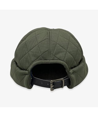 林八百吉商店 un chapeau  キルティングフィッシャーマンキャップ カーキ