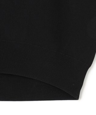 BEIGE， 【洗える】LAURA / ドライタッチバックジップニット Black