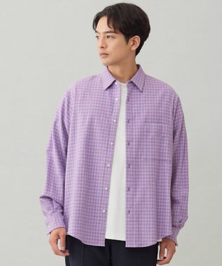 UNFILO MENS 【男女兼用】クリーンチェック ネルシャツ