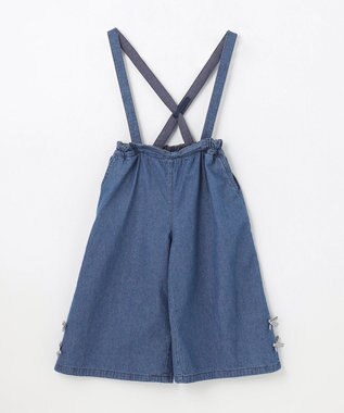 ANY KIDS デニム ガウチョパンツ ネイビー