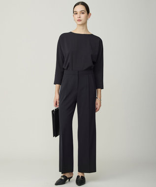 ICB L Fied スプリットラグラン Tブラウス ネイビー