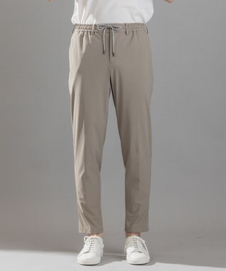 JOSEPH HOMME 新素材【接触冷感性/防しわ性/ストレッチ/洗える/撥水加工】トリコソリッドストレッチ ドロスト付きテーパードパンツ / PEGG CONVERTIBLE ベージュ系