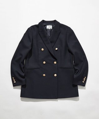23区 【VERY・Oggi掲載】TWギャバジン テーラード ジャケット ネイビー系