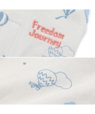 PET PARADISE ペットパラダイス やさしい ベスト 《気球柄》 小型犬 ホワイト×ブルー