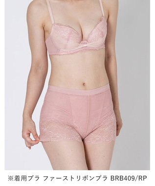 WACOAL オーバーパンツ ショート丈 ヒップアップで脚長シルエット ウエスト部分をすっきり見せる 一枚ばき可能 重ねばきにもおすすめ レディース GRC630 /ワコール ロマンピンク