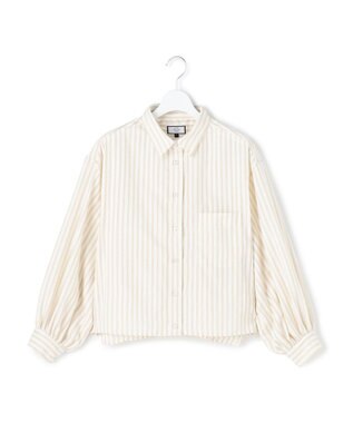 J.PRESS YORK STREET 【WOMEN】ストライプショート ブラウス
