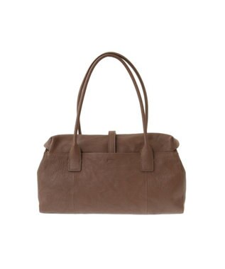 genten ゴートシュリンク かぶせ付トートバッグ グレージュ