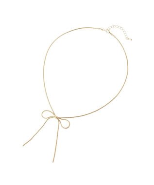 Green Parks ｅｖｅｒｙ　ｗａｌｋ．２本セットリボンネックレス Gold