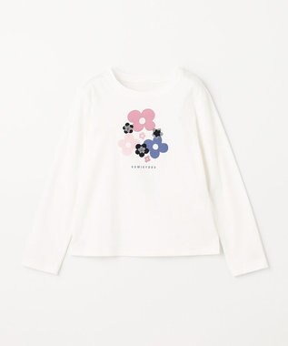 組曲 KIDS 【150-160cm】Tiny Flower トップス オフホワイト系