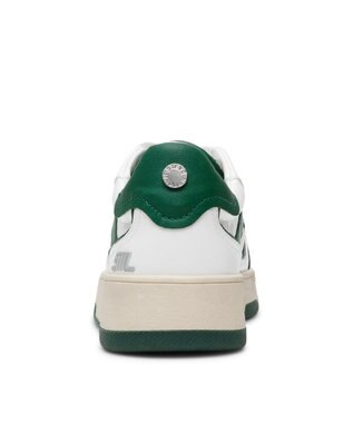 STEVE MADDEN BAL HARBOUR 厚底ローカットスニ―カー ホワイトグリーン