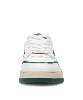 STEVE MADDEN BAL HARBOUR 厚底ローカットスニ―カー ホワイトグリーン