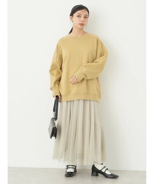 earth music&ecology 裏起毛チュニック Yellow