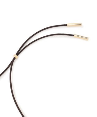 23区 【先行予約】オーバルシェル コンビ ネックレス ダークブラウン系