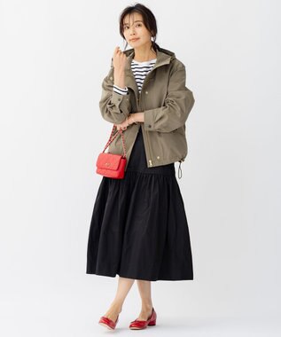 23区 L Armor-lux スムース カットソー ホワイト×ブラックボーダー