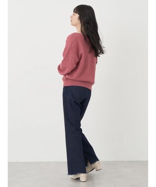 earth music&ecology カシュクールニットプルオーバー Pink