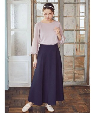 earth music&ecology マジョリカプリーツプルオーバー Pink Beige