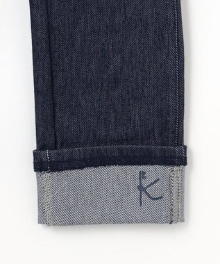 組曲 KIDS 【110-140㎝】ハートデニムニット パンツ ネイビー