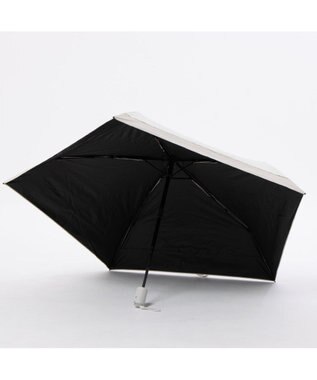 UNBILLION カシュネ cachenez /【晴雨兼用　日傘　UVカット率・遮光率100％生地使用 】PU軽量バイカラー自動開閉折りたたみ傘 ホワイト