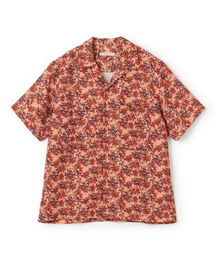 UNFILO MENS TORO TORO オープンカラーシャツ [24年春夏商品] 花柄赤