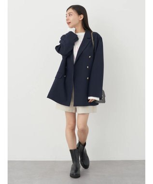 earth music&ecology テーラードジャケット Navy