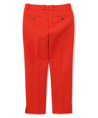 JOSEPH バイストレッチトワル　クロップドトラウザーズ Crimson