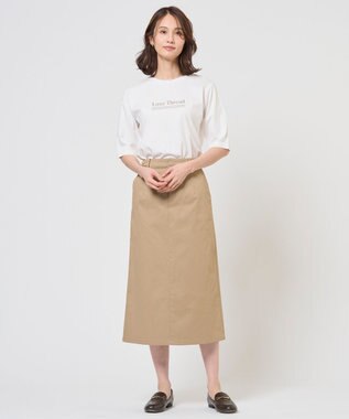 J.PRESS LADIES S ロゴTシャツ ホワイト系