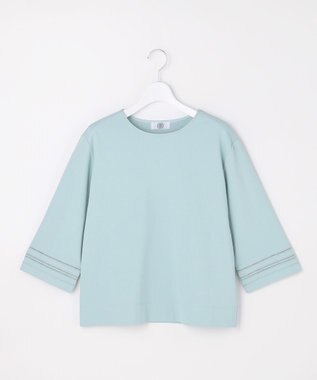 J.PRESS LADIES L ギガダルポンチ カットソー ライトアクア系