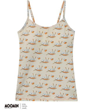 une nana cool 【ムーミン】MOOMIN × une nana ccol カップ付キャミソール BE