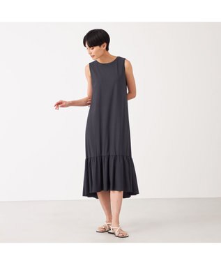 Chacott Chacott BALANCE ライトノースリーブワンピース ブラック