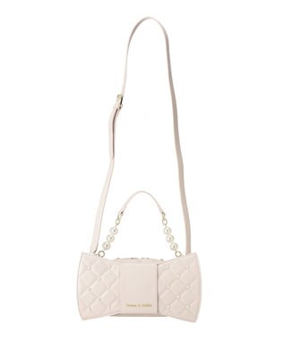 Maison de FLEUR パールリボンバッグ Pink