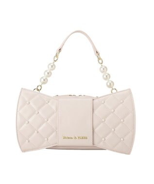 Maison de FLEUR パールリボンバッグ Pink