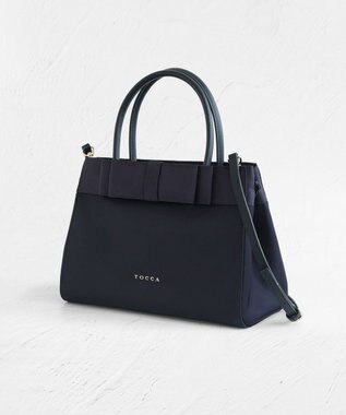 TOCCA NOBLE RIBBON NYLONBAG ナイロンバッグ ネイビー系