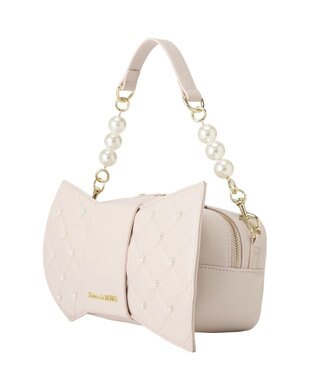 Maison de FLEUR パールリボンバッグ Pink