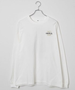 WEGO 【ユニセックス着用ITEM】ユニークモチーフBIGロンT ホワイトその他