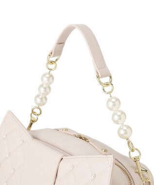 Maison de FLEUR パールリボンバッグ Pink