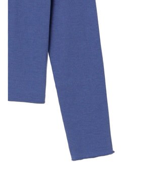 Green Parks カットリブタートルネックプルオーバー Purple