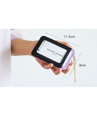 tsumori chisato CARRY ナチュラルラブ パスケース ブラック