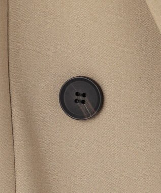 UNFILO ウールライク ダブルブレスト ジャケット ベージュ