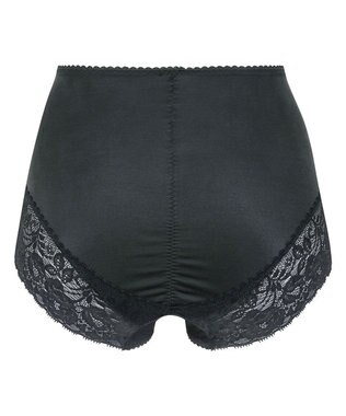 WACOAL 【美ショーツ】 はきこみ丈ふかめ おなか押さえ設計 オーガニックコットン混素材(本体) レディース PPG185 /ワコール ブラック