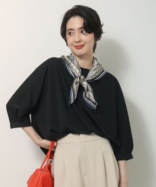 Green Parks 【優秀ブラウス】マルチ機能バックデザインブラウス Black