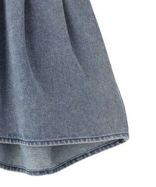 Green Parks デニムペプラムジレ Indigo